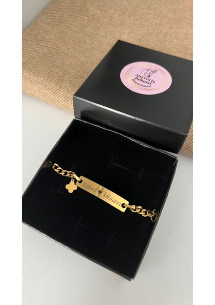 Kişiye Özel Yoncalı Künye modelleri