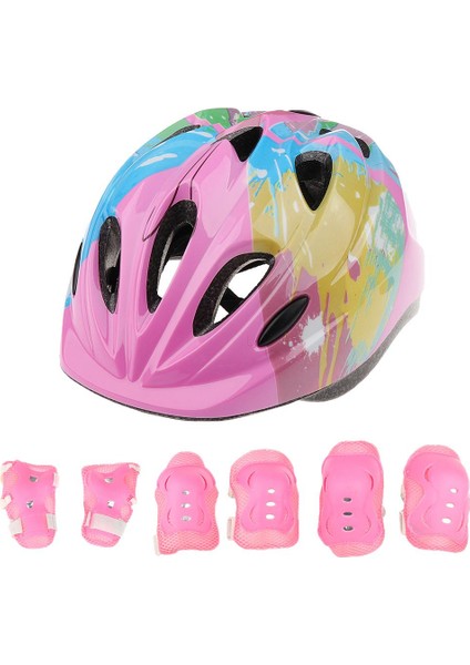Kask Diz Pedi Pembe
