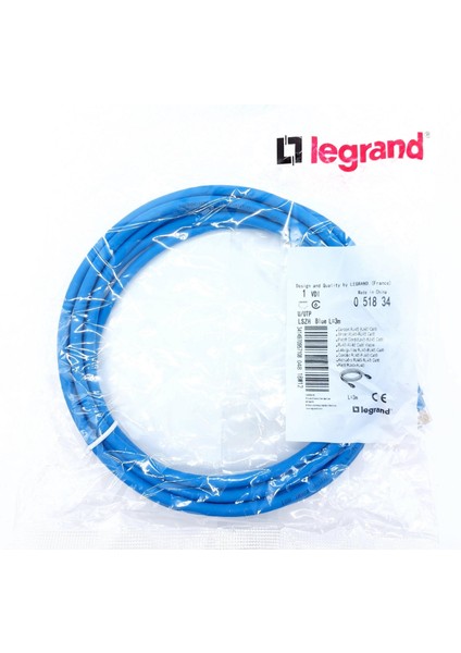 Patch Cord Utp Cat6 3 mt Blue