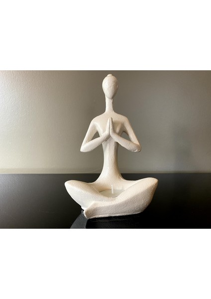 Yeni Talya Art Design 4 Parça Namaste Mumluk, Tütsülük, Buddha ve T.a.d. Buhurdanlık Seti.