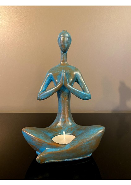 Yeni Talya Art Design 4 Parça, Namaste Mumluk, Tütsülük, Buddha ve T.a.d. Buhurdanlık Seti.