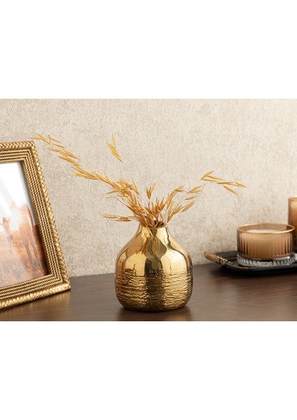 Fancy Vazo 10 x 10 x 11 cm Gold