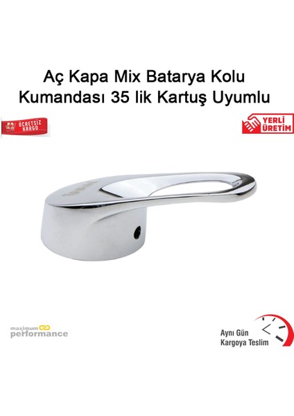 Okçu Kardeşler Yapı Market Aç Kapa Mix Batarya Kolu Kumandası 35 Lik Kartuş Uyumlu