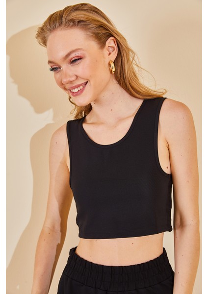 Siyah Askılı Bluz 2KXK2-46269-02 indirimleri