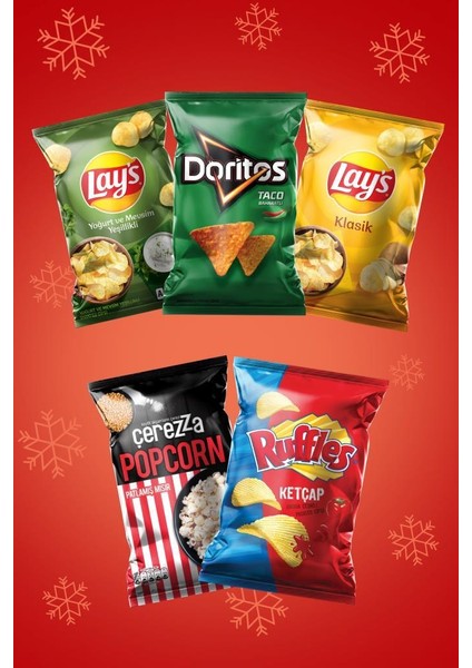 Yaz Cips Paketi (Lay’s, Ruffles, Doritos, Çerezza)