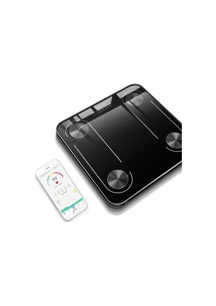 Yeni Bluetooth Akıllı Vücut Yağ Ölçeği Elektronik Tartı Ölçümü(Pembe) (Yurt Dışından)