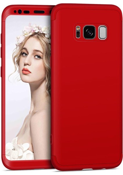Samsung Galaxy S8 Plus Kılıf Kamera Korumalı 360 Tam Koruma Ays