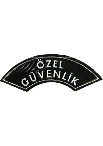 Özel Güvenlik Kol Arması 3D Yeni Tip Özel Güvenlik Yazısı