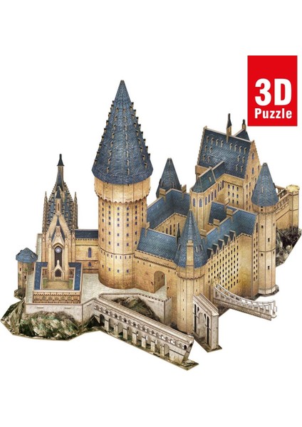 Cubic Fun 185 Parça 3D Puzzle Harry Potter Hogwarts Harika Salon