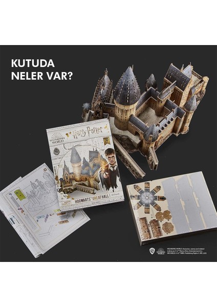 Cubic Fun 185 Parça 3D Puzzle Harry Potter Hogwarts Harika Salon