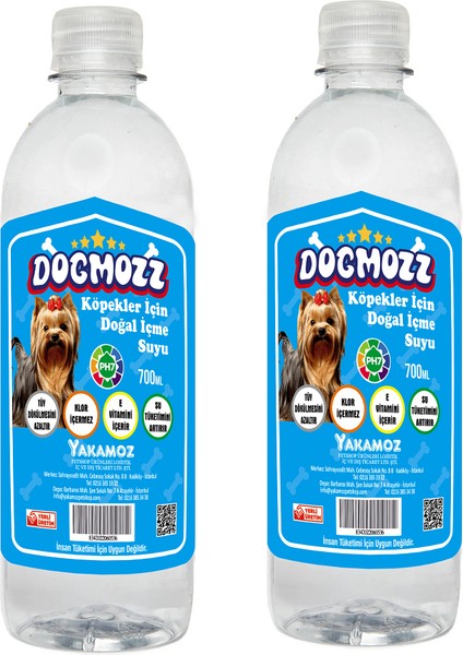 Dog Water Köpekler Için Doğal Içme Suyu 700 ml x 2 Adet