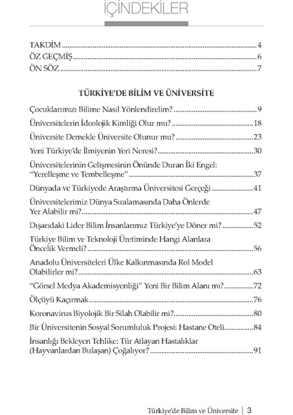 Türkiye’de Bilim ve Üniversite - Prof. Dr. Cemil Çelik