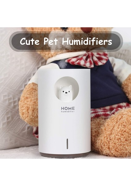 700 ml. Yatak Odası Ev Ofisi İçin Nemlendiriciler, Sıxkıwı Sevimli Ayı Serin Mist Nemlendirici (Yurt Dışından) fiyatları