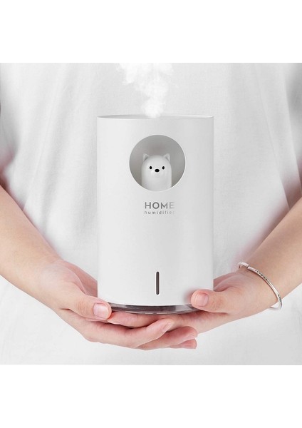 700 ml. Yatak Odası Ev Ofisi İçin Nemlendiriciler, Sıxkıwı Sevimli Ayı Serin Mist Nemlendirici (Yurt Dışından) fırsatları