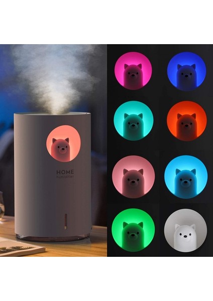 700 ml. Yatak Odası Ev Ofisi İçin Nemlendiriciler, Sıxkıwı Sevimli Ayı Serin Mist Nemlendirici (Yurt Dışından) indirimleri