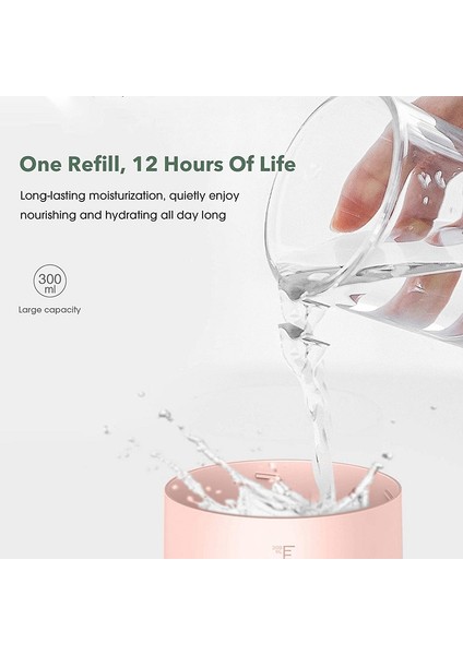 Yatak Odası İçin Nemlendirici Sevimli Kedi Ev İçin Gece Lambası Temel Saf Hava Nemlendiriciler 300 ml. (Yurt Dışından) modelleri