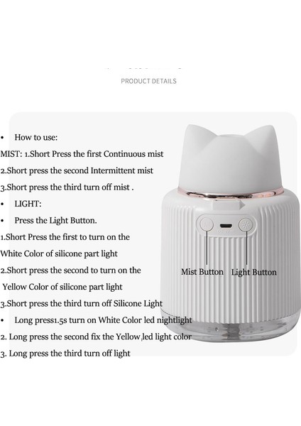 300 ml. USB Karikatür Ultrasonik Hava Nemlendirici Zamanlama Aroma Esansiyel Yağı Difüzör Sisleyici (Yurt Dışından) indirimleri