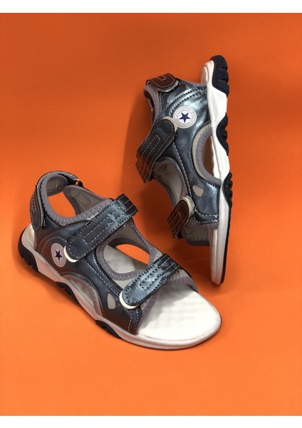 Erkek Çocuk Ortopedik Kaymaz Taban Spor Model Kamuflaj Desen Cırtlı Sandalet modelleri