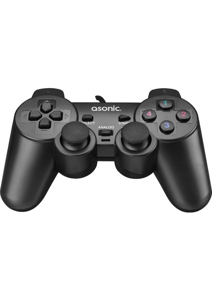 AS-A35 Usb/pc/ps3 1.8m Kablolu Titreşimli Joystick