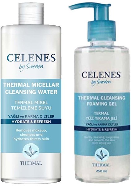 Celenes By Sweden Temizleme Jeli 250 ml ve Temizleme Suyu 250 ml