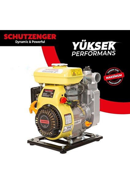 Schutzenger Germany Profesyonel 4.5 Hp 1.5 Inç Benzinli Su Pompası 1,5 Inç 4,5 Hp Sc-45