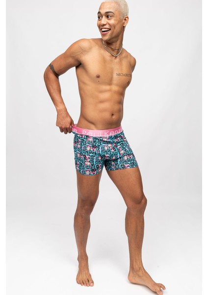 Unique Effect Desenli Erkek Boxer - Lovebunny indirimleri