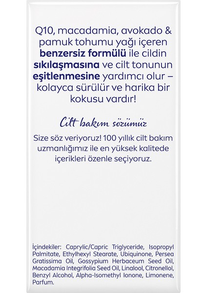 Nıvea Q10 Vücut Yağı (100Ml)Tüm Cilt Tipleri İçin