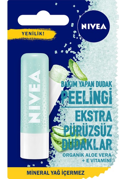 Aloe Vera Dudak Bakım Peeling (4;8gr) ;Dudak Nemlendirici ;Makyaj Bazı;E Vitamini ve Organik Aloe Vera içeren Dudak Kremi fiyatları