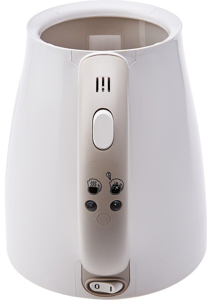 Daystar Çelik Demlikli 2 in 1 Çay Makinesi ve Su Isıtıcı Kettle Latte