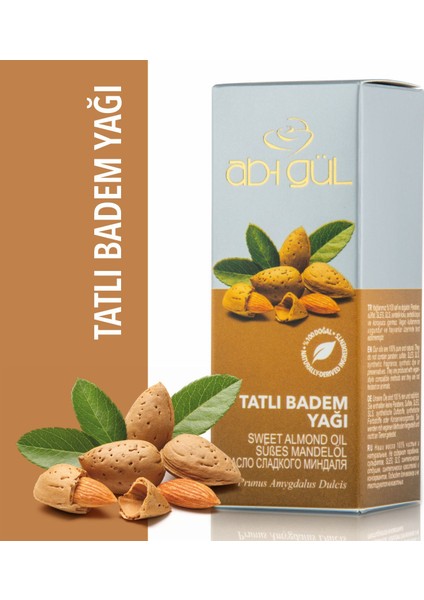 %100 Saf Tatlı Badem Yağı 50 ml