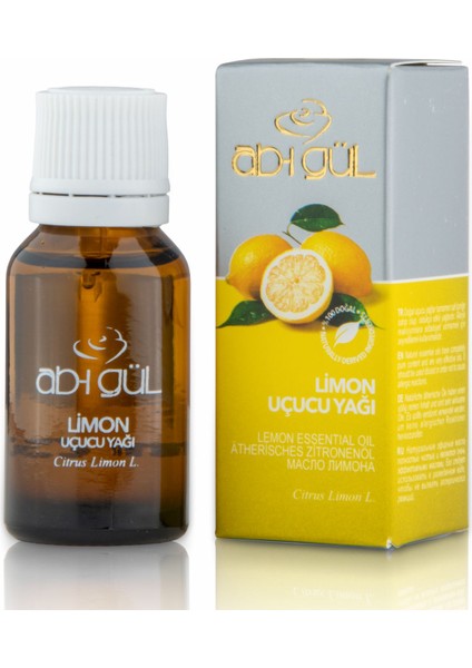 Ab-ı Gül %100 Saf Limon Uçucu Yağı 15 ml