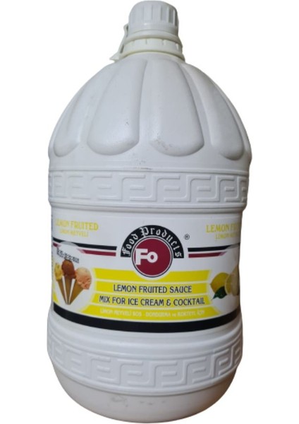 Limon Meyveli Dondurma Sosu 6 kg