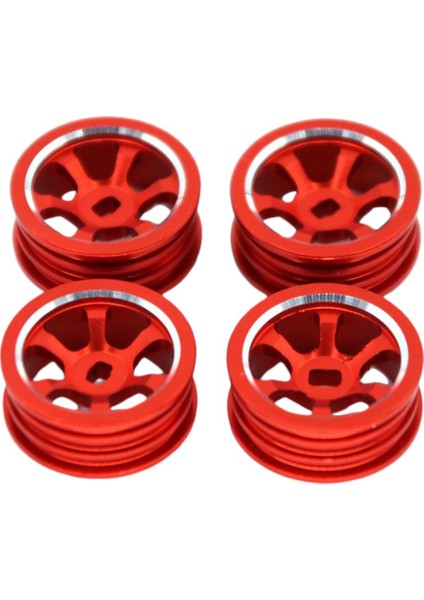 20MM Metal Yükseltme Tekerlek Jant Seti Wltoys 1:28 Tüm Modeller Araba Kırmızı (Yurt Dışından)