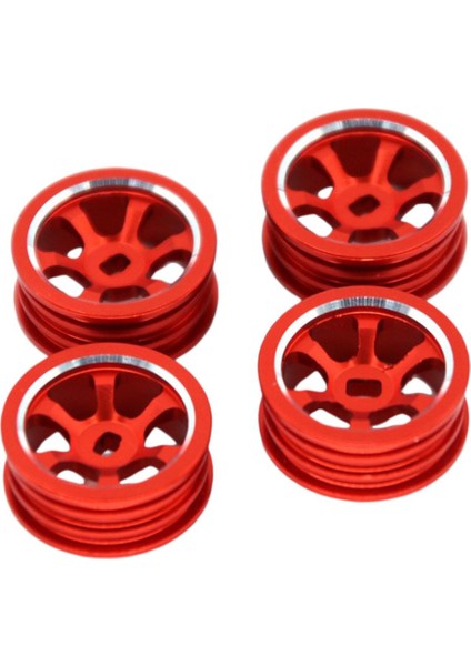 20MM Metal Yükseltme Tekerlek Jant Seti Wltoys 1:28 Tüm Modeller Araba Kırmızı (Yurt Dışından)