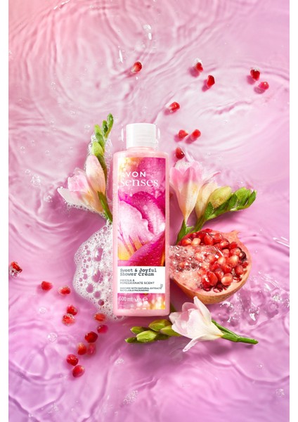 Senses Sweat & Joyful Frezya ve Nar Kokulu Krem Duş Jeli 500 ml modelleri
