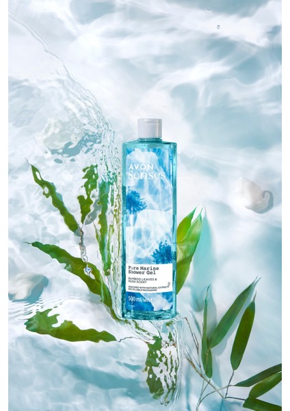 Senses Pure Marine Bambu Yaprağı ve Misk Kokulu Duş Jeli 500 ml modelleri
