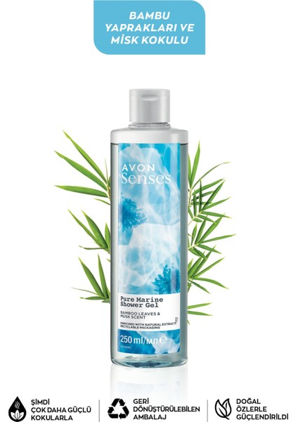 Senses Pure Marine Bambu Yaprağı ve Misk Kokulu Duş Jeli 250 ml fiyatları