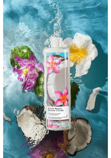 Senses Aloha Monoi Tiare Çiçeği ve Hindistan Cevizi Kokulu Krem Duş Jeli 250 ml modelleri
