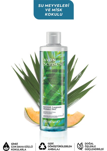 Senses Secret Lagoon Su Meyveleri ve Misk Kokulu Duş Jeli 250 Ml.