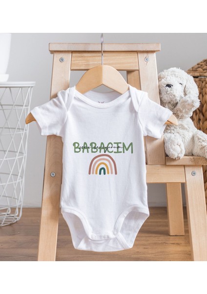 Gift Babalar Günü Tasarımlı Bebek Body Zıbın - Model 1