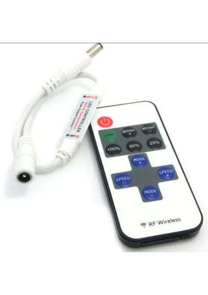 Uzaktan Kumandalı Şerit LED Dimmer LED Işık Kontrolü 12V/24V fiyatları