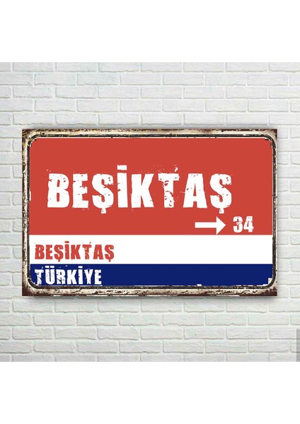 Plaka Retro Ahşap Poster