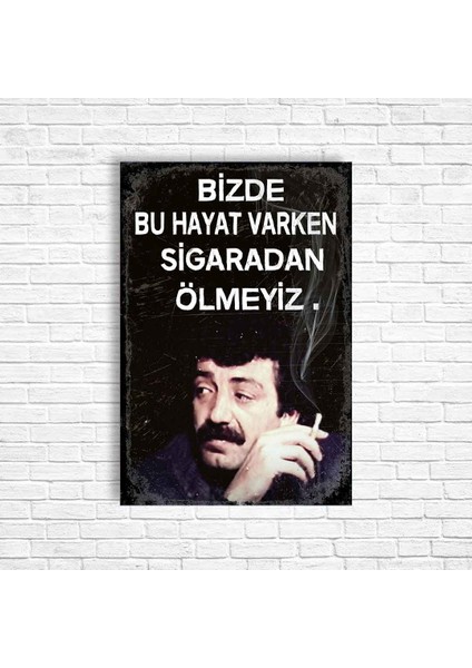 Müslüm Gürses Retro Ahşap Poster