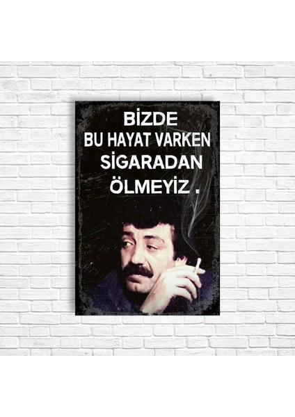 Trend Poster Müslüm Gürses Retro Ahşap Poster