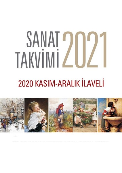 Sanat Takvimi 2021 Duvar Takvimi