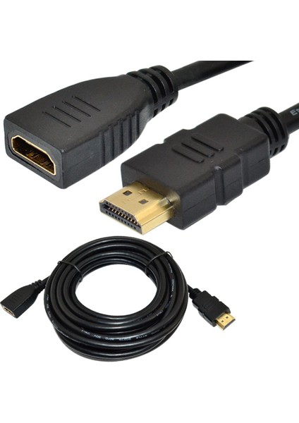 5 Metre HDMI Uzatma Kablosu Dişi Erkek HDMI 5m High Speed Extension Cable modelleri