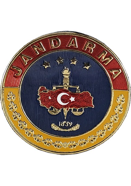 3 Boyutlu Jandarma Birlik Amblemi