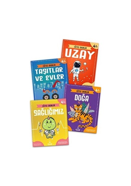 Eğitici Oyunlar Serisi (4 Kitap)
