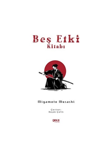 Beş Etki Kitabı - Miyamoto Musashi