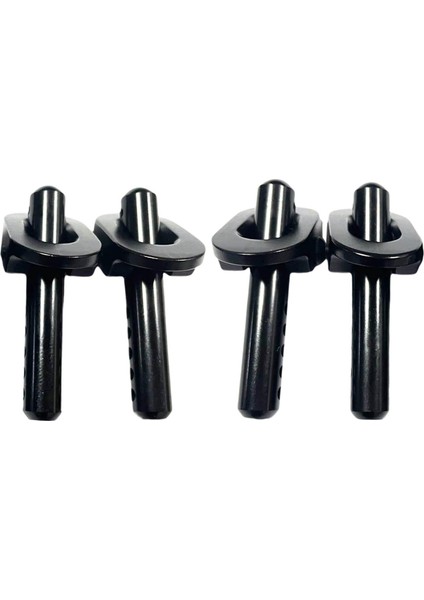 4 Parça Metal Rc Araba Kabuk Sütun Arrma Norious Için 1:10 Rc Model Araba Siyah(Yurt Dışından)